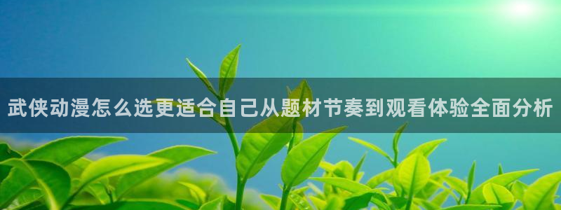 动漫天堂在线哪里看：武侠动漫怎么选更适合自己从题材节奏到观看体验全面分析配图