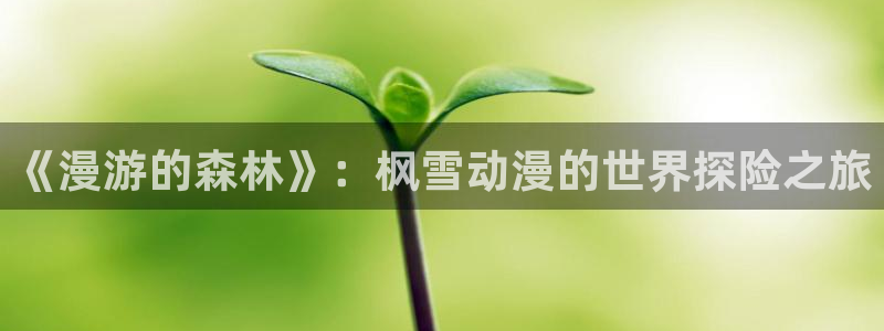 动漫天堂奇幻动漫推荐:《漫游的森林》:枫雪动漫的世界探险之旅配图